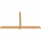 Ekena Millwork Eugene Smooth Timber Gable Bracket, Western Red Cedar, 84"W x 49"H x 3 1/2"D x 3 1/2"F, 14/12 Pitch GBW084X49X0404EUG00SWR - alternate 5